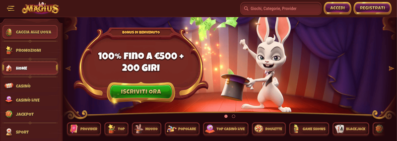 Magius: Un casino affidabile non AAMS